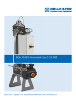 Das 2-in-1 System für die wasserfiltering and -desinfektion ▶Strömungsunterstützte过滤及自动化Rückspülung ▶化学无感染mittels紫外线灯